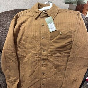 Goodfellow & Co Quilted Tan Shirt Jacket